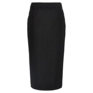 Alessandra Rich Women's Midi Tweed Bouclé Skirt